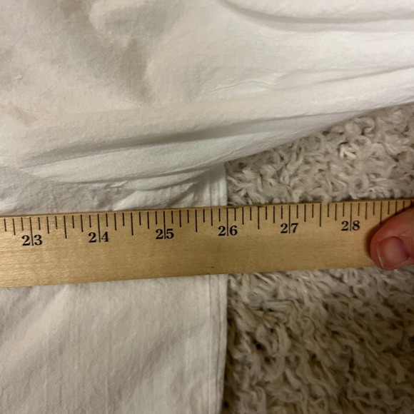 Jennifer & Grace Blouse Womens 2X White Boho Embroidered Minimal Peasant - Picture 4 of 8